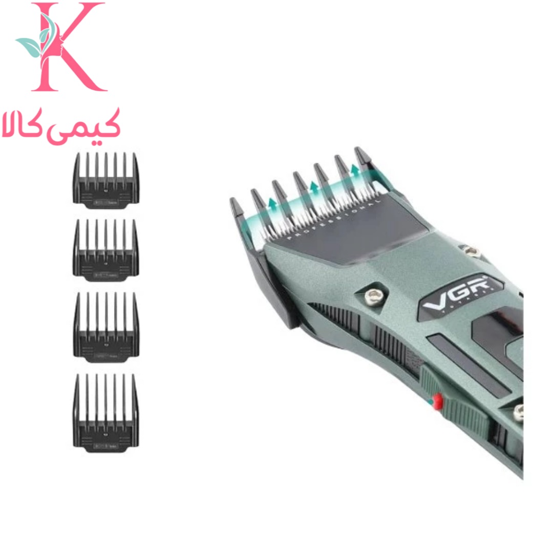 ماشین اصلاح حرفه ای وی جی ار مدل vgr v-696 - فروشگاه اینترنتی کیمی کالا